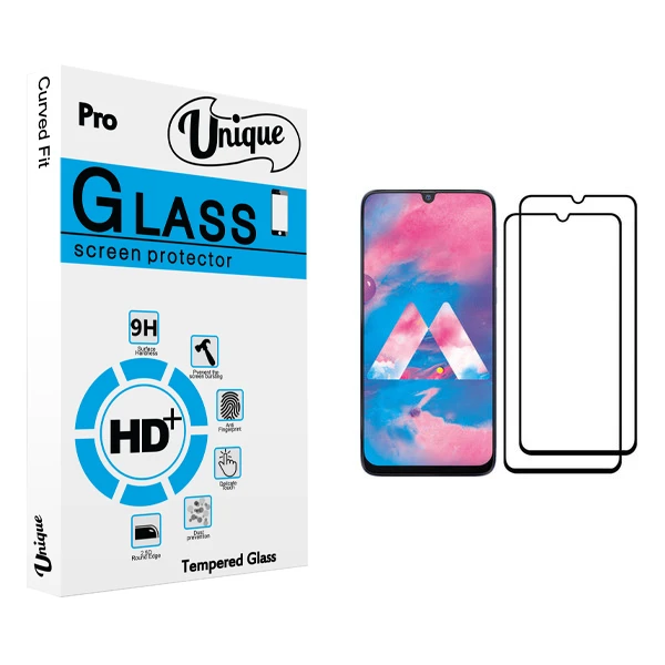 محافظ صفحه نمایش يونيک مدل +Clear مناسب برای گوشی موبایل سامسونگ Galaxy M30 بسته دو عددی