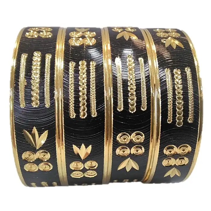 النگو زنانه مدل هندی کد glsr-22000 مجموعه 4 عددی