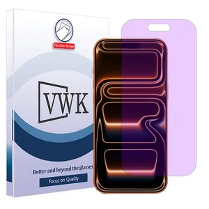 VWK Eye Care model anti-purple screen protector suitable for Apple iPhone 17 Pro Max mobile phone