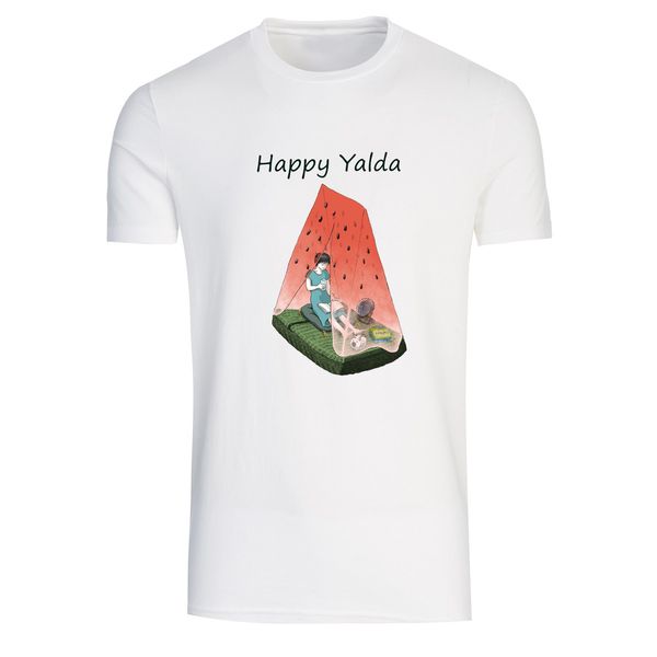تی شرت زنانه طرح هندوانه یلدا کد a595