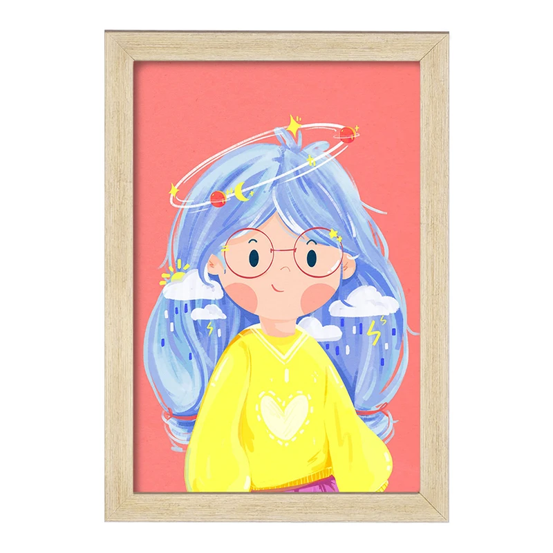 تابلو خندالو مدل دخترانه فانتزی کد 25708