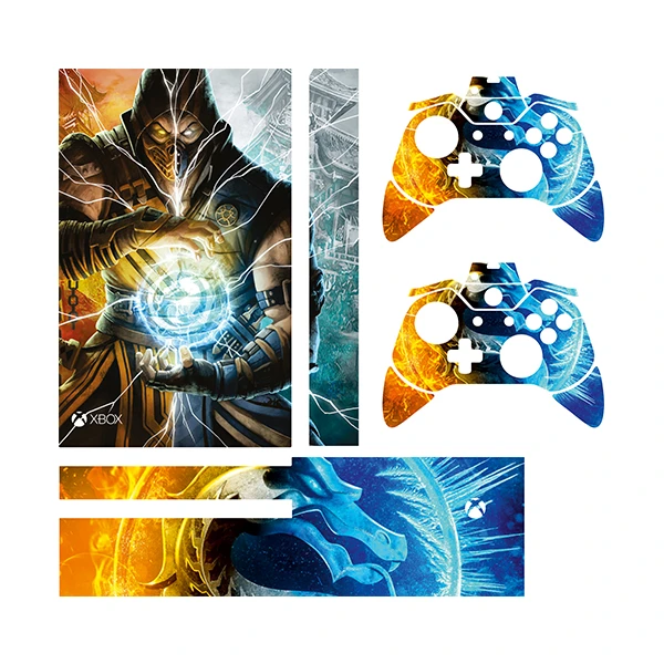 برچسب کنسول بازی ایکس باکس One توییجین وموییجین مدل 01 Mortal Kombat مجموعه 5 عددی