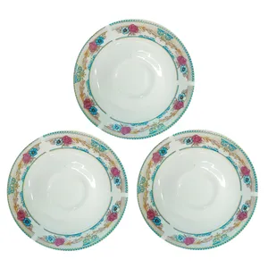 نعلبکی مرجان مدل نیلوفر کد 52 بسته 3 عددی