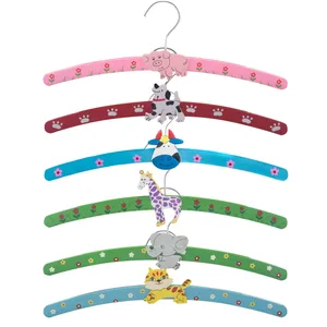 چوب لباسی نوزاد مدل happy animals مجموعه 6 عددی