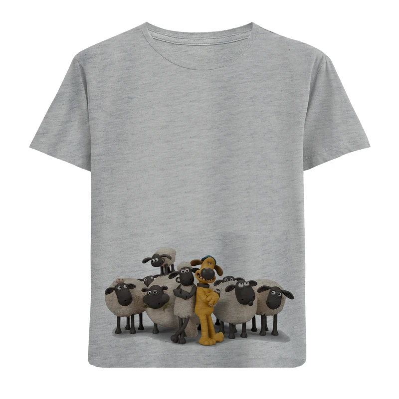 تی شرت آستین کوتاه پسرانه مدل بره ناقلا D536