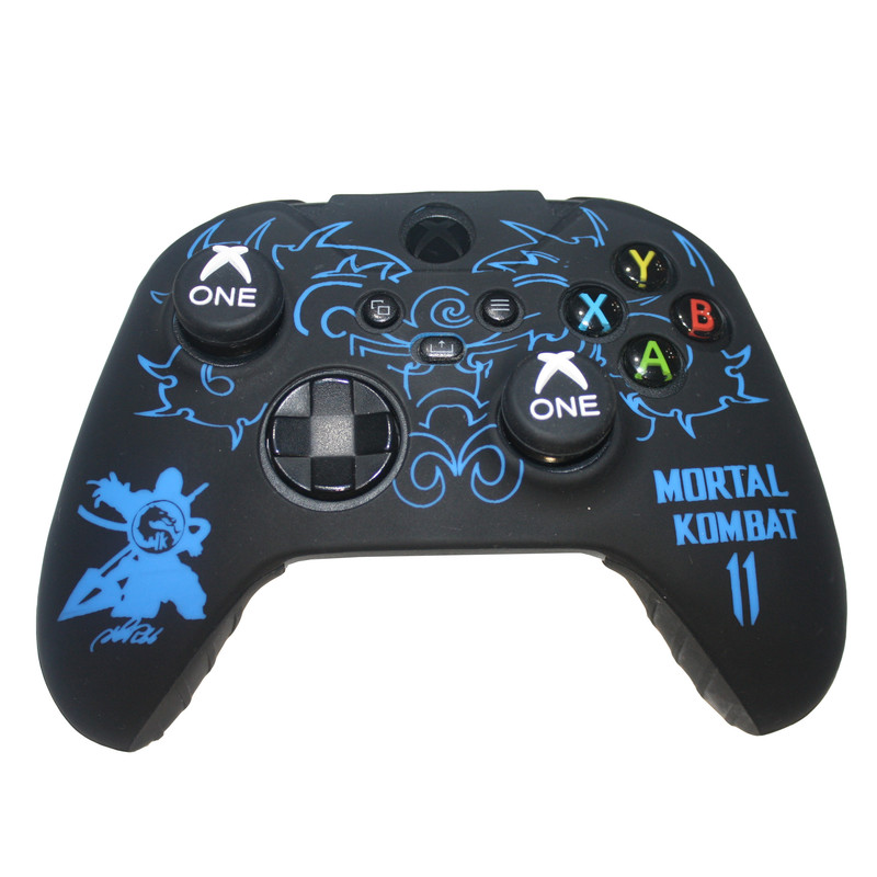 محافظ دسته ایکس باکس سری S/X مدل ONE mortal kombat به همراه روکش آنالوگ