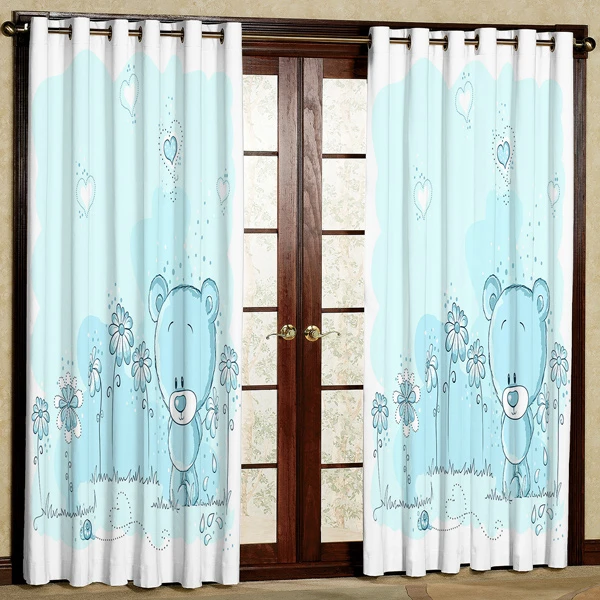 پرده مدل مخمل پانچی کد 7561 سایز  280x140 سانتی متر