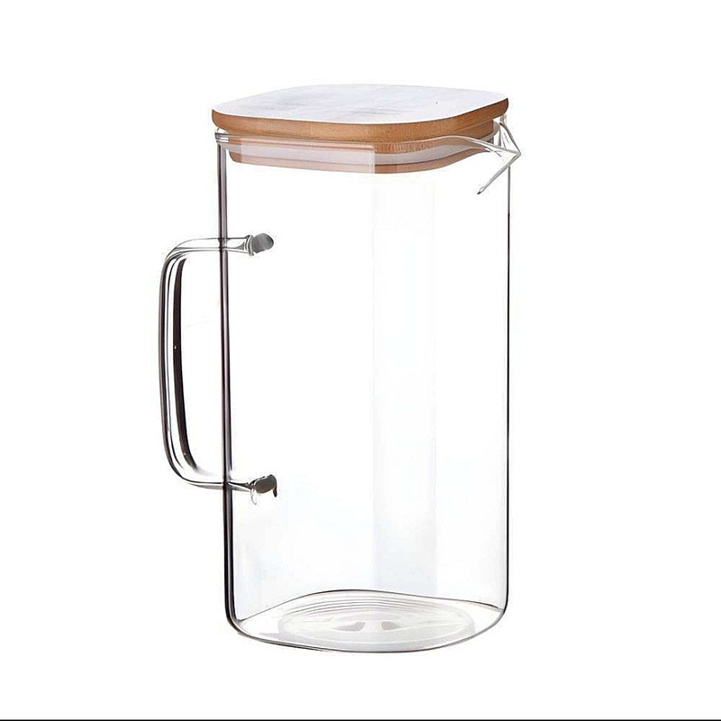 پارچ مدل مکعبی درب بامبو کد 2000