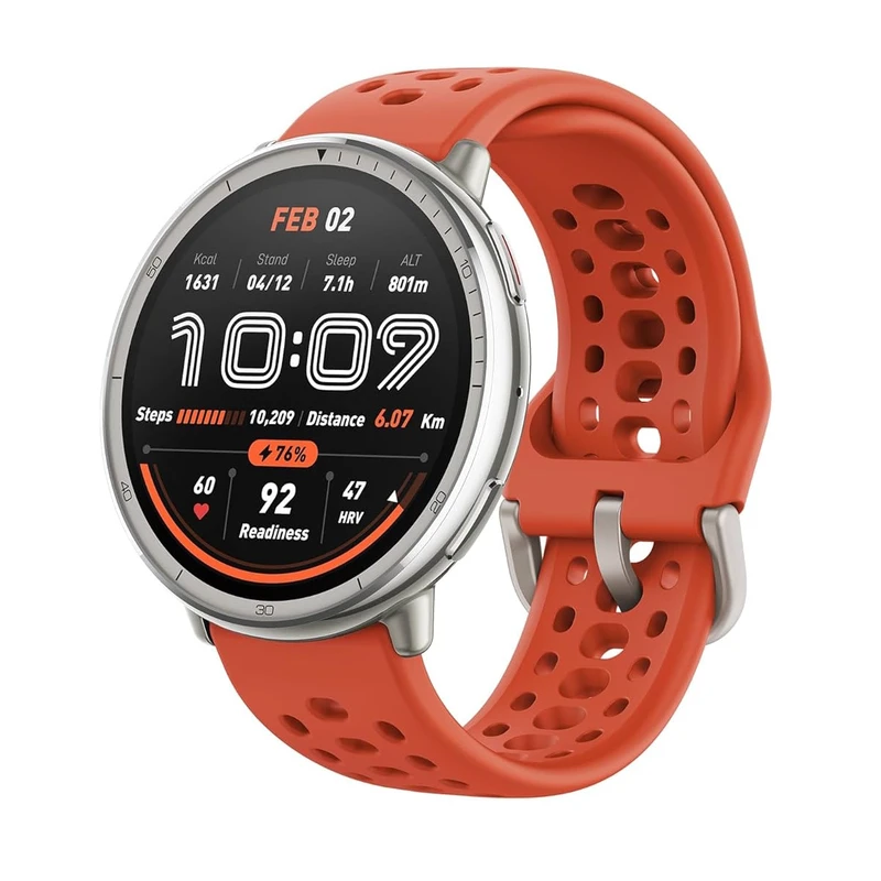 ساعت هوشمند 44 میلی متری آمازفیت مدل EMD  ACTIVE 2 بند سیلیکون 