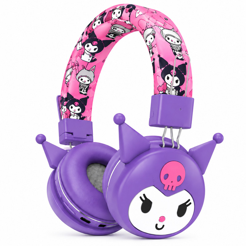 هدست بلوتوثی طرح فانتزی کرومی مدل Kuromi Ah-906Y