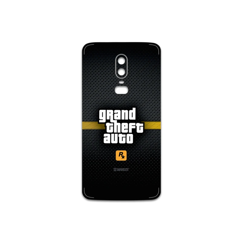 برچسب پوششی ماهوت مدل GTA-Game مناسب برای گوشی موبایل وان پلاس 6