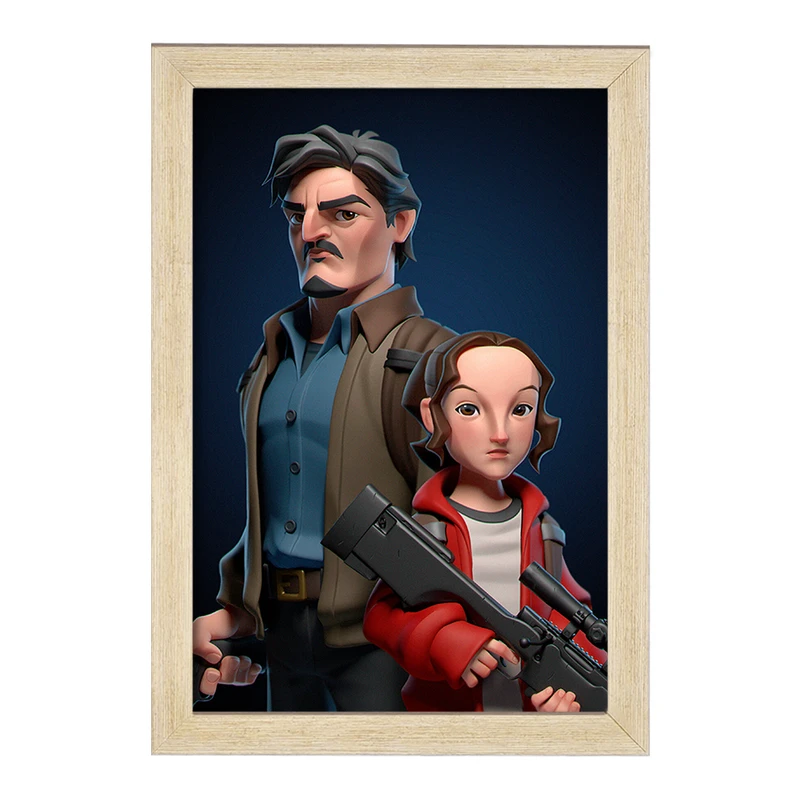 تابلو خندالو مدل لست آف آس (The Last Of Us) کد F399