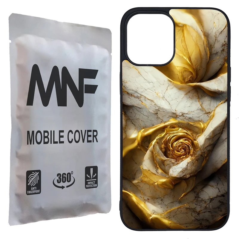 کاور ام ان اف طرح گل سنگی کد P-023 مناسب برای گوشی موبایل اپل iPhone 12 Pro Max