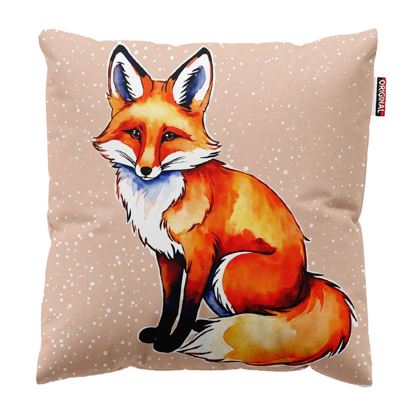 کوسن کودک پاد آفرین مدل روباه فانتزی کد k324 سایز 30*30 سانتی متر