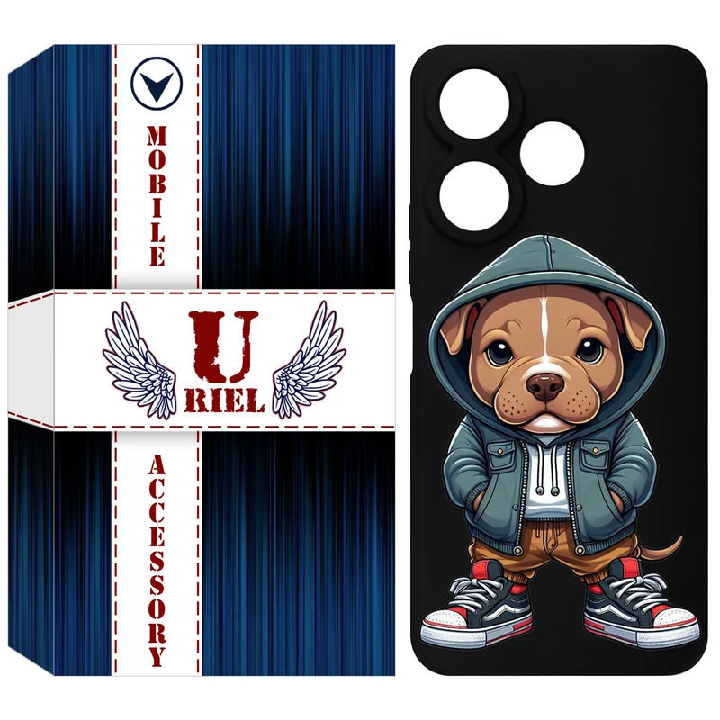 کاور یوریل مدل KSH کد 66 طرح سگ مناسب برای گوشی موبایل شیائومی Redmi 13x