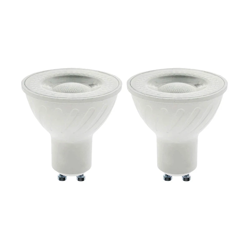 لامپ هالوژن ال ای دی 7 وات زانیس مدل لنزی پایه GU10 بسته 2 عددی