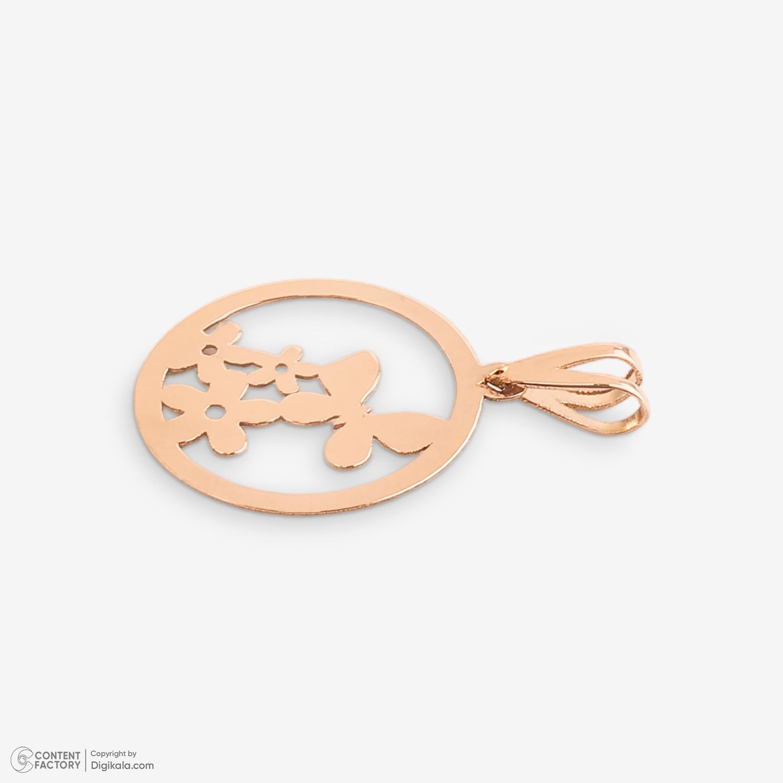 نیم ست طلا 18 عیار زنانه حافا گلد مدل پروانه کد nim05 -  - 9