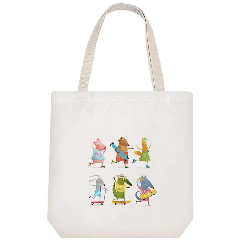 ساک خرید خندالو مدل حیوانات بامزه کد 2989