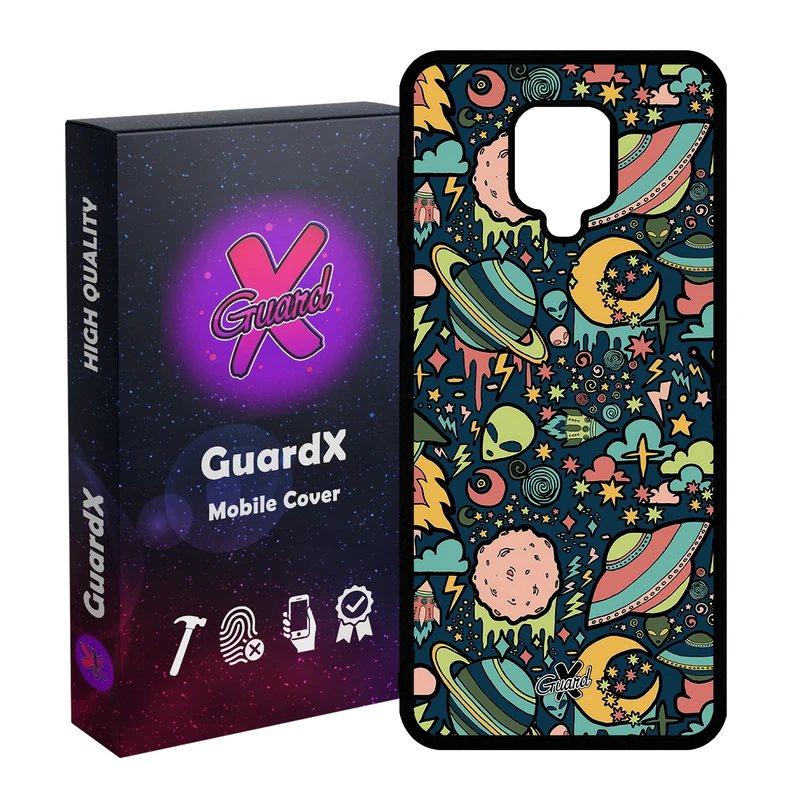 کاور گارد ایکس طرح Galaxy مدل Glass10191 مناسب برای گوشی موبایل شیائومی Redmi Note 9S / Note 9 Pro / Note 9 Pro Max