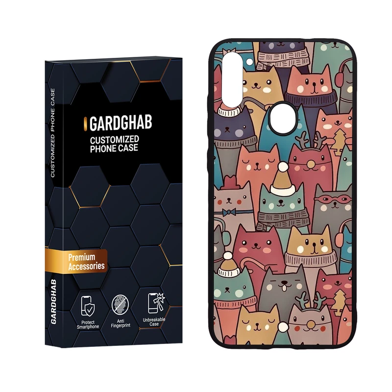  کاور گارد قاب مدل پشت گلس فانتزی مناسب برای گوشی موبایل سامسونگ Galaxy A11 / M11