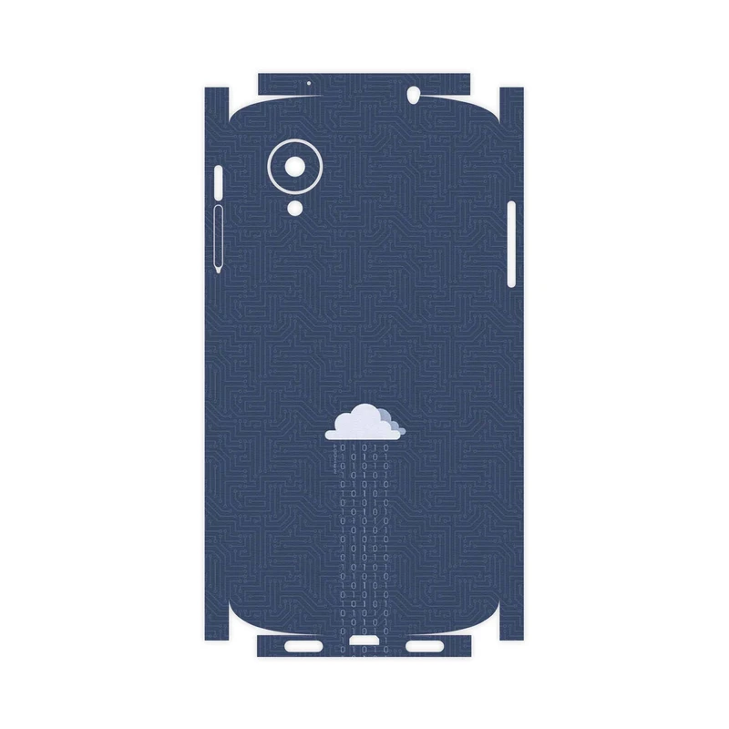 برچسب پوششی ماهوت مدل Minimal Data Cloud-FullSkin مناسب برای گوشی موبایل گوگل Nexus 5