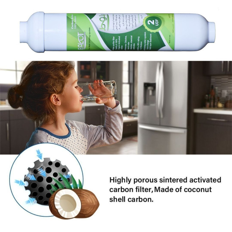 فیلتر تصفیه آب یخچال و فریزر بلوط مدل کربن گیاهی کد 2500 GAL