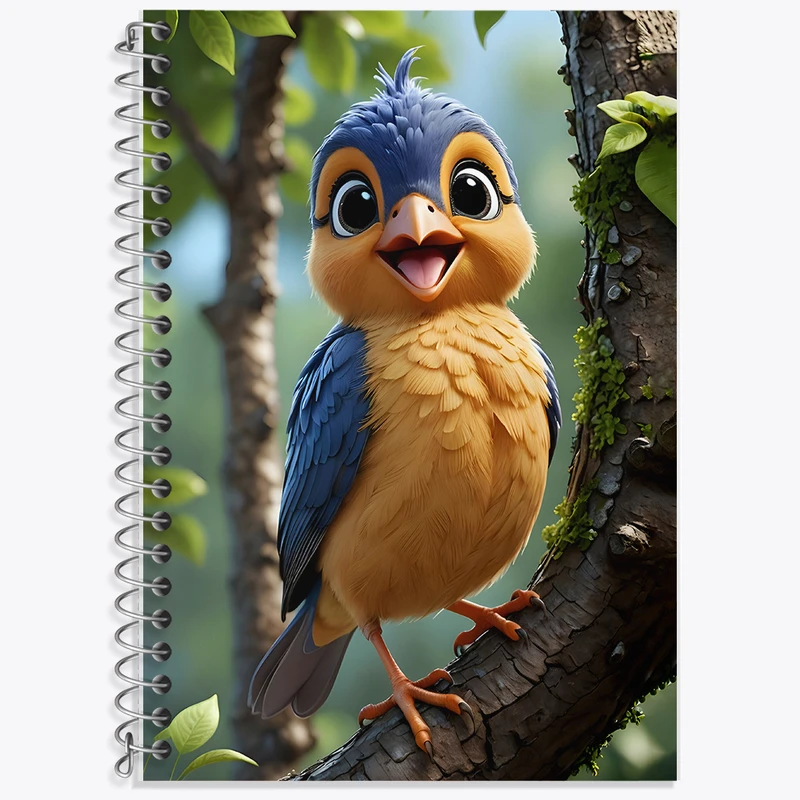 دفتر نت موسیقی 50 برگ خندالو طرح جوجه بامزه کد F6249