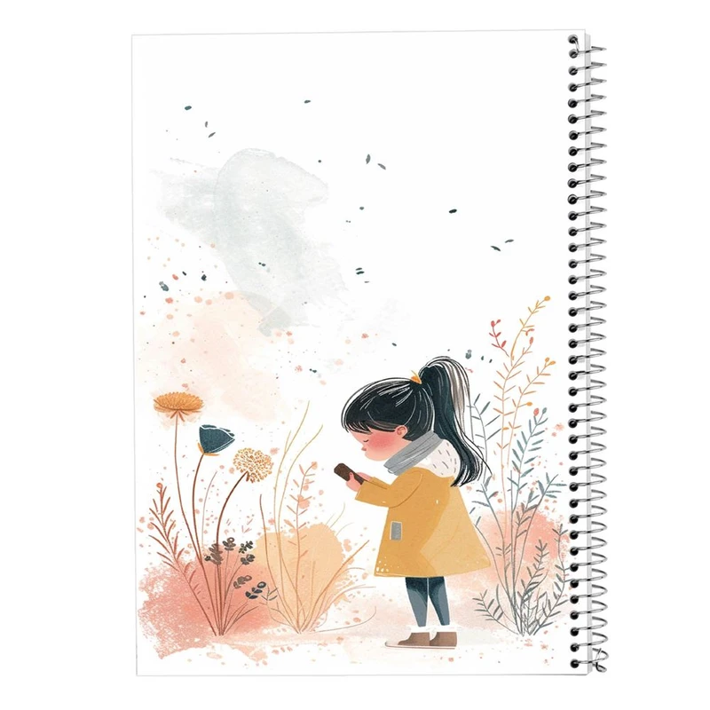 دفتر شطرنجی 50 برگ مدوپد طرح دخترانه کد DF15766