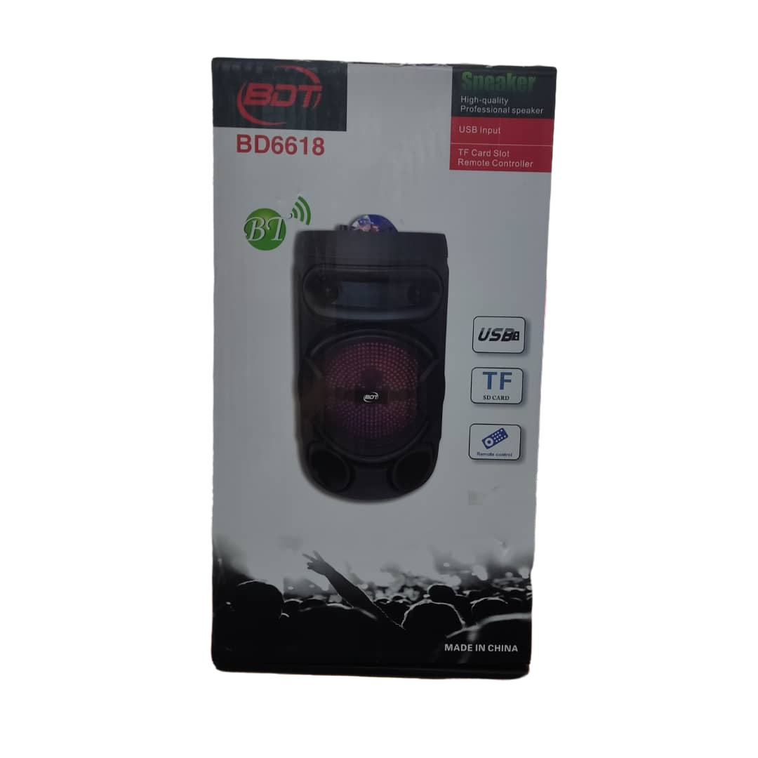 اسپیکر بلوتوثی بی دی تی مدل BD-6618