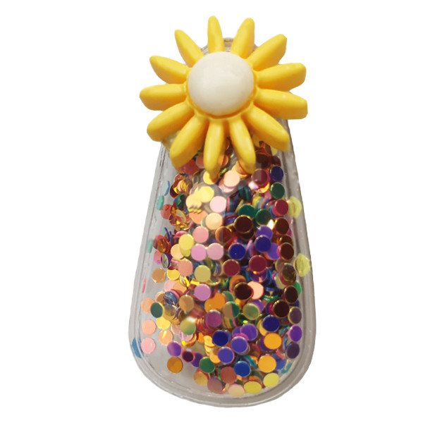 گیره مو دخترانه طرح گل دار کد 02