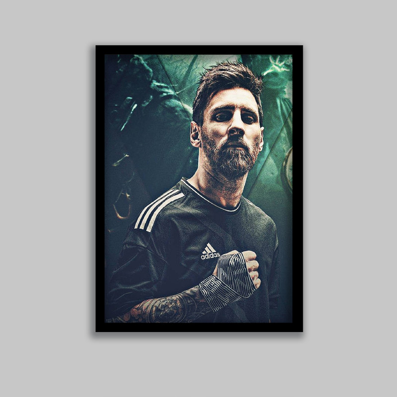 تابلو مدل لیونل مسی Lionel Messi کد LA-G10557-2