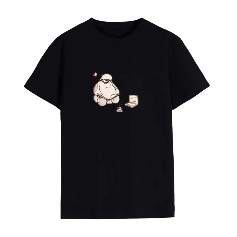 تی شرت لانگ زنانه مدل بیمکس و کتاب