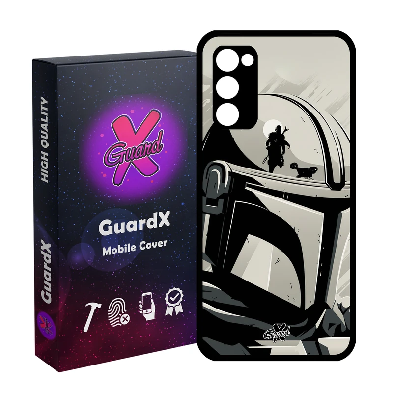 کاور گارد ایکس طرح Mandalorian مدل Glass10502 مناسب برای گوشی موبایل سامسونگ Galaxy S20 FE