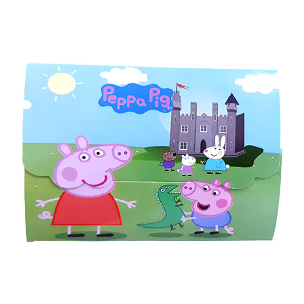 کارت دعوت مدل پپا پیگ کد PeppaCard2 مجموعه 10 عددی