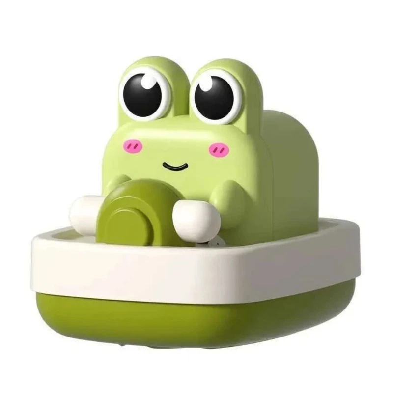 اسباب بازی حمام ناب سل مدل قورباغه بامزه کوکی قایق سوار شناگر