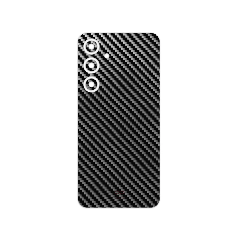 برچسب پوششی ماهوت مدل Glossy-Silver-Fiber مناسب برای گوشی موبایل سامسونگ Galaxy S24 FE