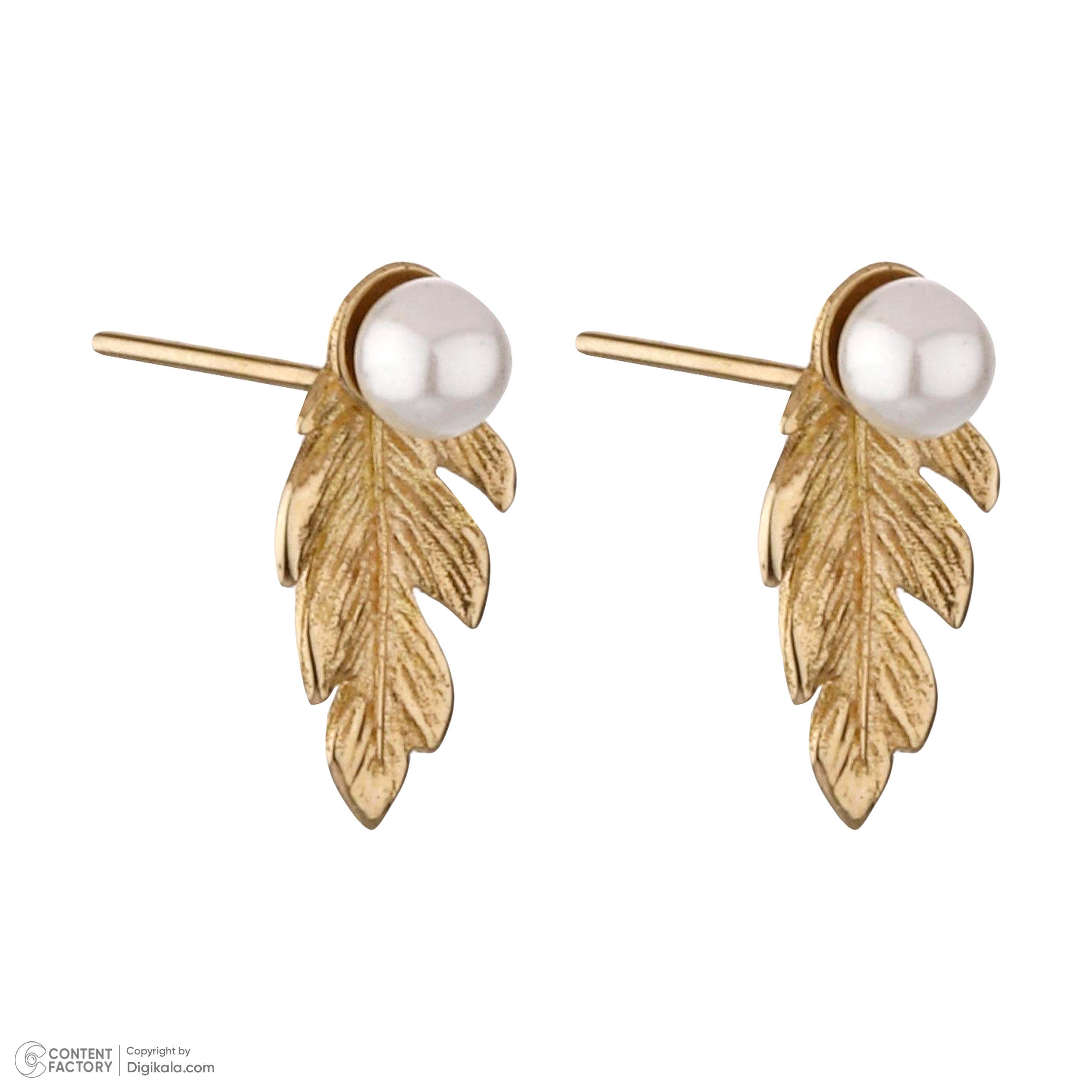 گوشواره طلا 18 عیار زنانه تاج مدل A290