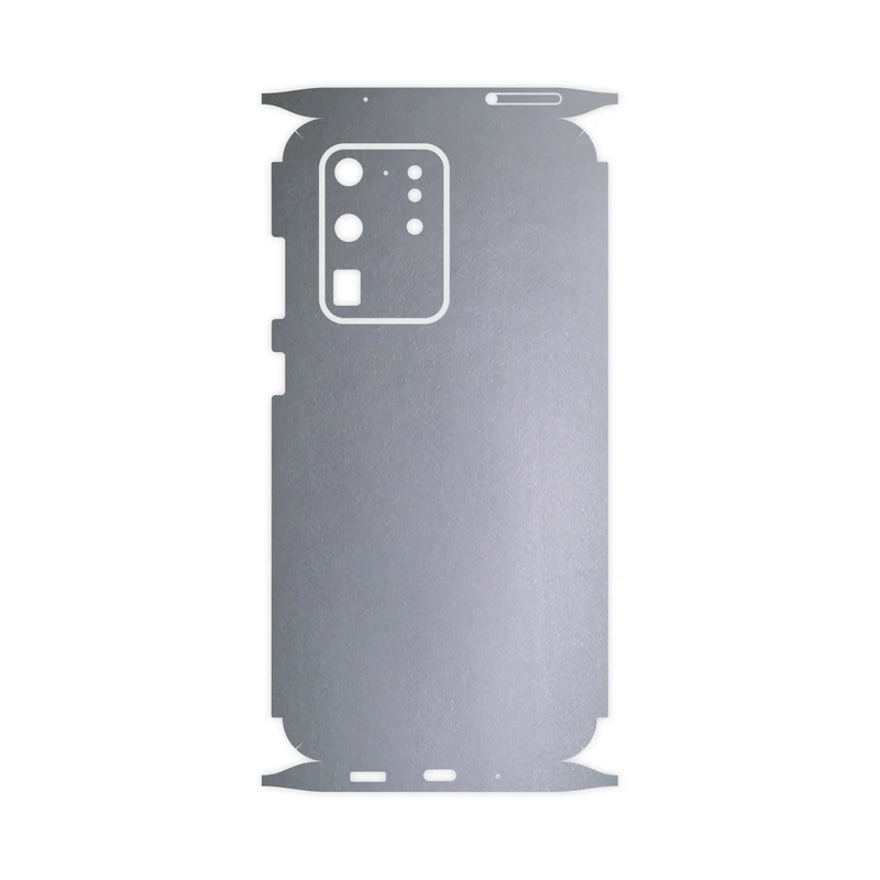 برچسب پوششی ماهوت مدل Matte-Silver-FullSkin مناسب برای گوشی موبایل سامسونگ Galaxy S20 Ultra