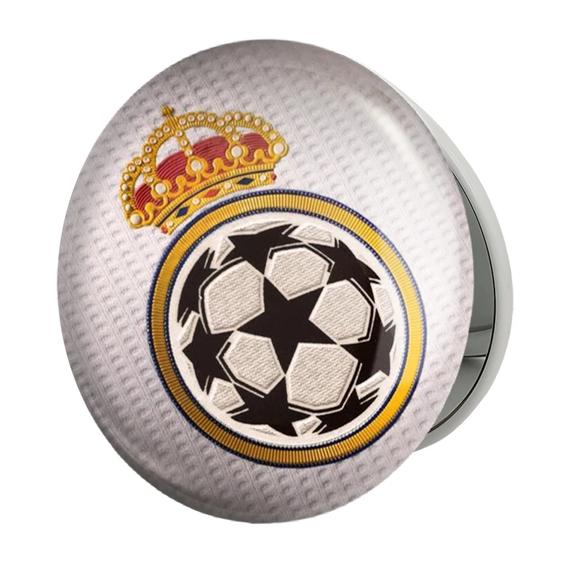 آینه جیبی خندالو طرح باشگاه رئال مادرید Real Madrid مدل تاشو کد 2095 