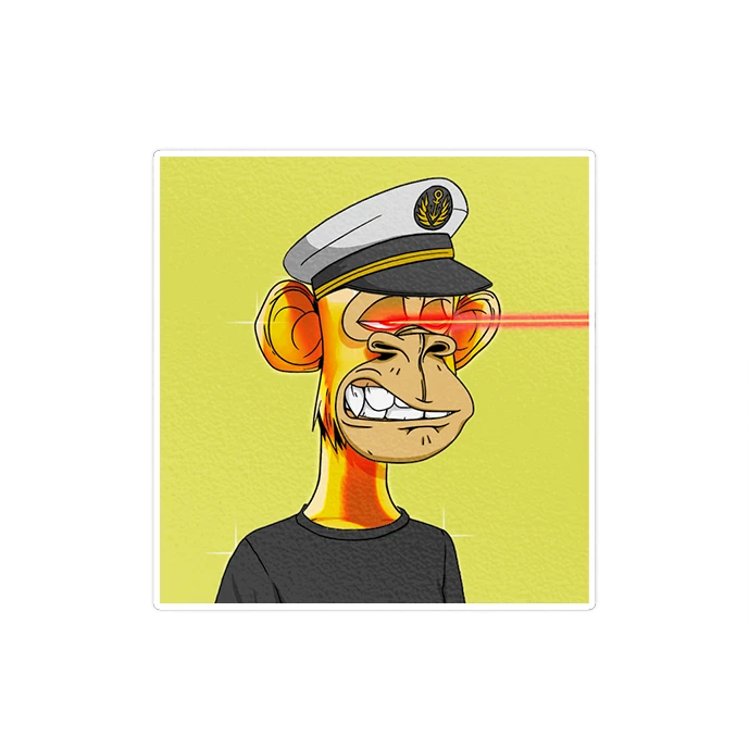 استیکر لپ تاپ ماسا دیزاین طرح monkey مدل STK1691