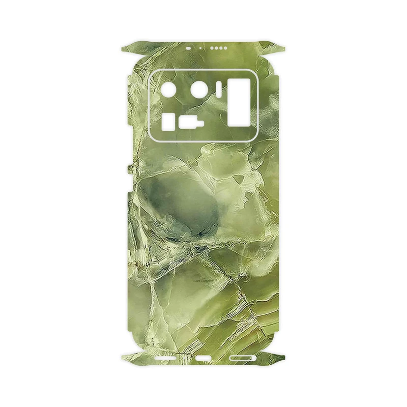 برچسب پوششی ماهوت مدل Green_Crystal_Marble-FullSkin مناسب برای گوشی موبایل شیائومی Mi 11 Ultra