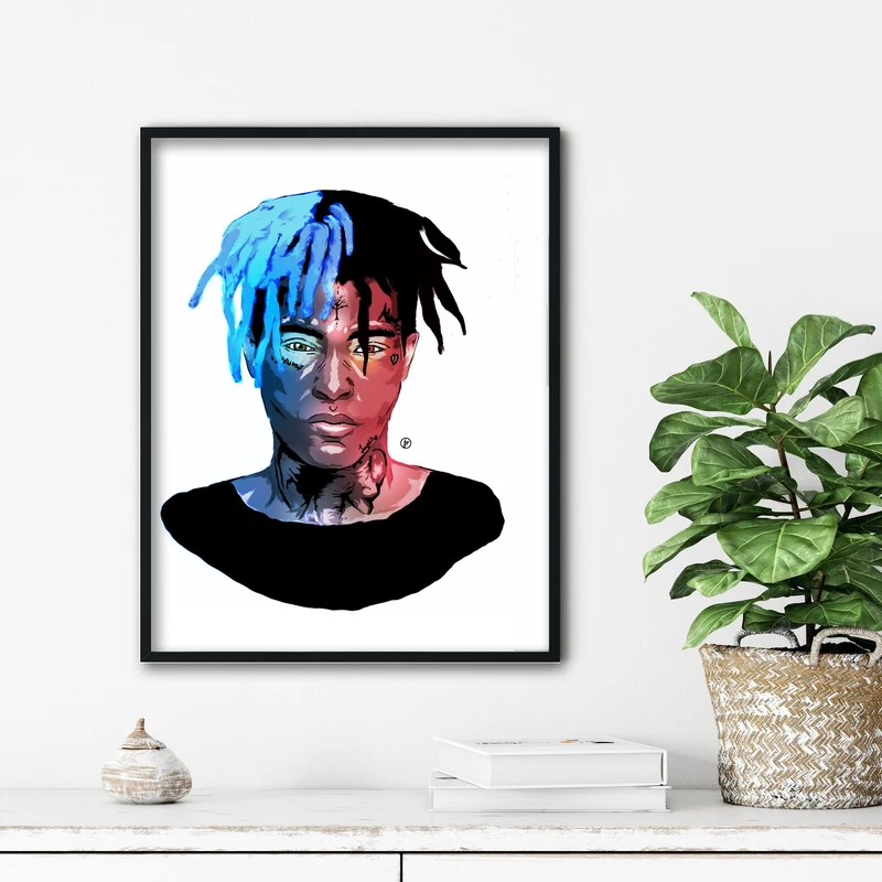 تابلو آتریسا طرح تنتاسیون xxxtentasion مدل ATt0112