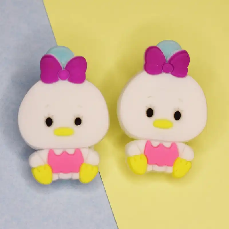 گیره مو دخترانه طرح اردک کد 002 مجموعه 2 عددی