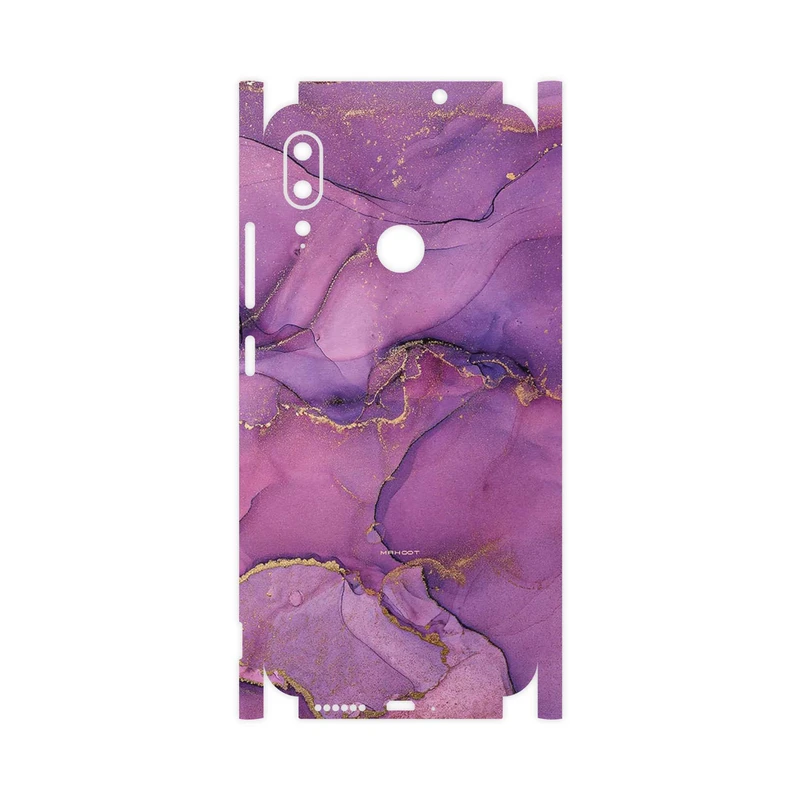 برچسب پوششی ماهوت مدل Purple Marble-FullSkin مناسب برای گوشی موبایل موتورولا Moto E6 Plus