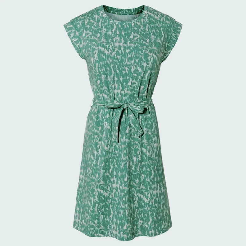 پیراهن ساحلی یقه گرد زنانه اسمارا مدل KlEID