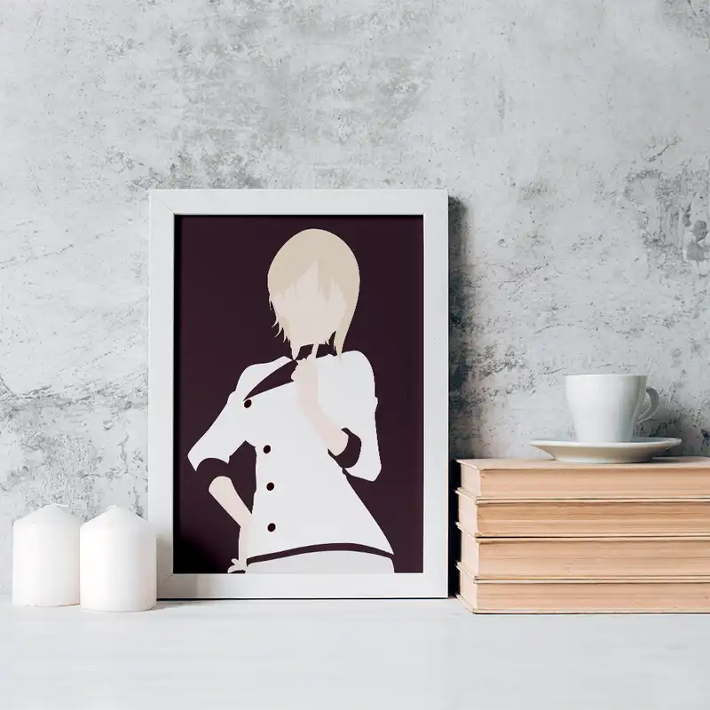 تابلو خندالو مدل الیس انیمه جنگ غذاها کد 16994