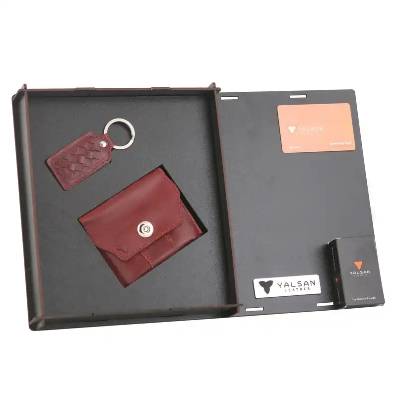 ست هدیه چرم یلسان مدل سپنتا کد NHL-073-BS