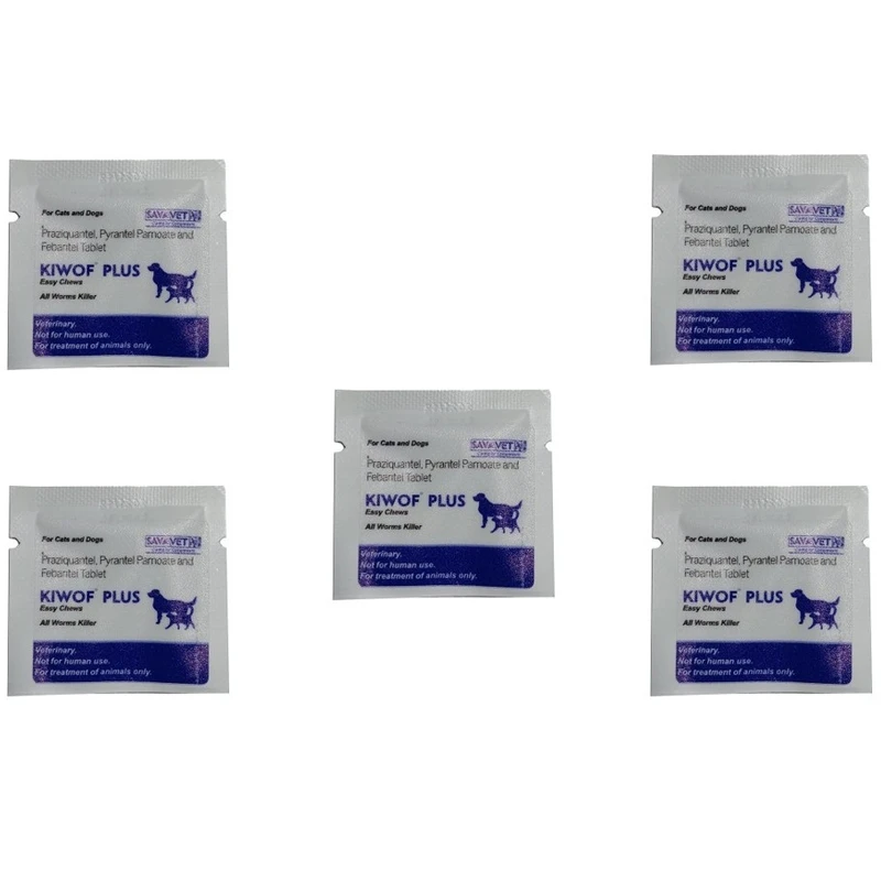 قرص ضد انگل سگ و گربه ساواوت مدل چند منظوره بسته 5 عددی