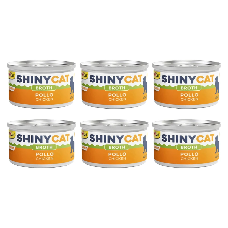 کنسرو غذای گربه بالغ جیم کت مدل Cat Food With Chicken in Sauce طعم مرغ وزن 70 گرم بسته 6 عددی