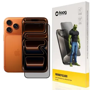 Froog privacy tempered glass for Apple iPhone 17 Pro / 17 / 16 Pro